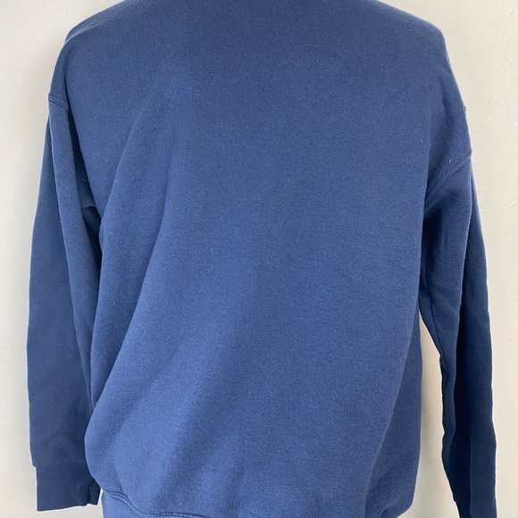 Fruit of the Loom Navy Sweatshirt with Bear Design - Picture 6 of 10